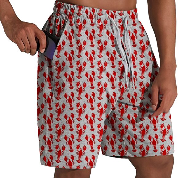 3-Pack Men's Terry Knit Printed Athletic Bottoms w/ Elastic Waistband & Pockets - Picture 4 of 16